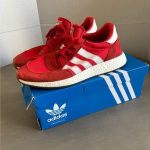 Mens Adidas Red Iniki shoes in size 13